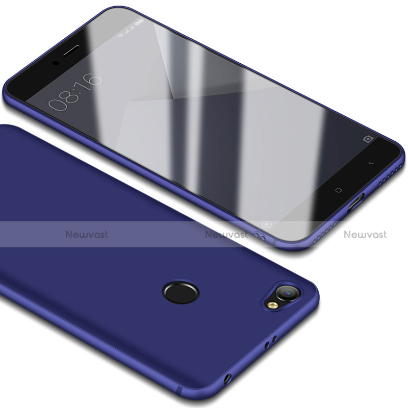 Hard Rigid Plastic Matte Finish Cover for Xiaomi Redmi Note 5A Prime Blue