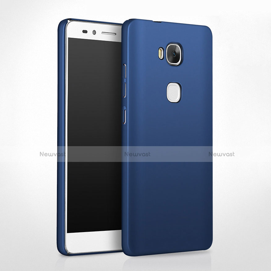 Hard Rigid Plastic Matte Finish Cover M01 for Huawei GR5 Blue