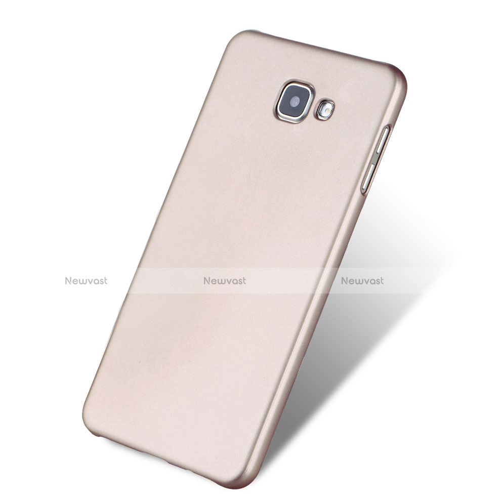 Hard Rigid Plastic Matte Finish Cover M01 for Samsung Galaxy A5 (2017) Duos Gold