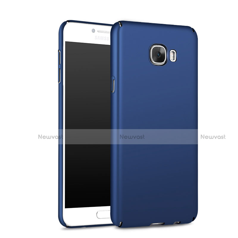 Hard Rigid Plastic Matte Finish Cover M01 for Samsung Galaxy C7 SM-C7000 Blue