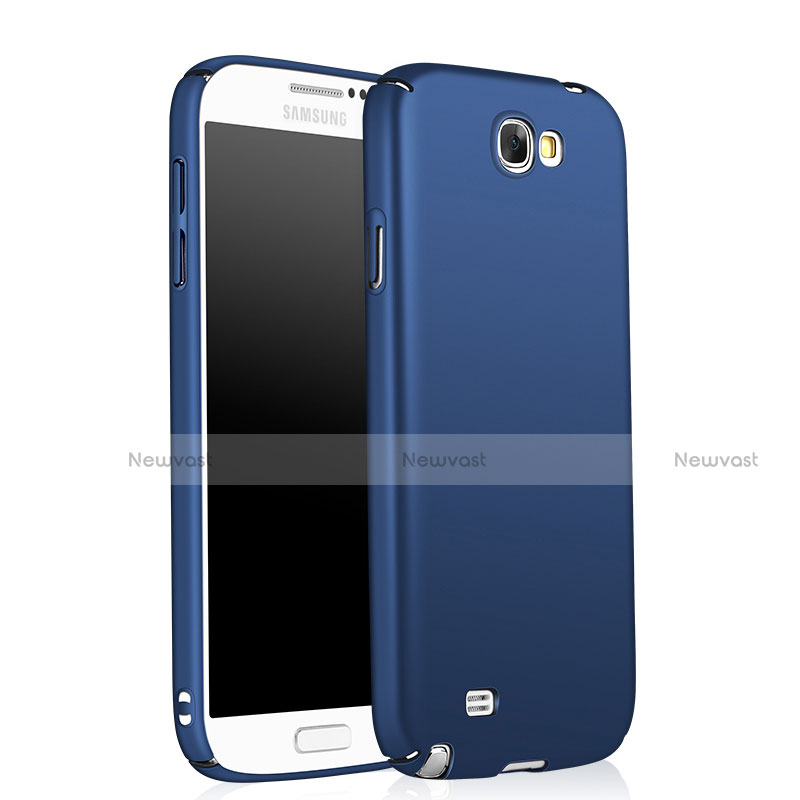 Hard Rigid Plastic Matte Finish Cover M01 for Samsung Galaxy Note 2 N7100 N7105 Blue