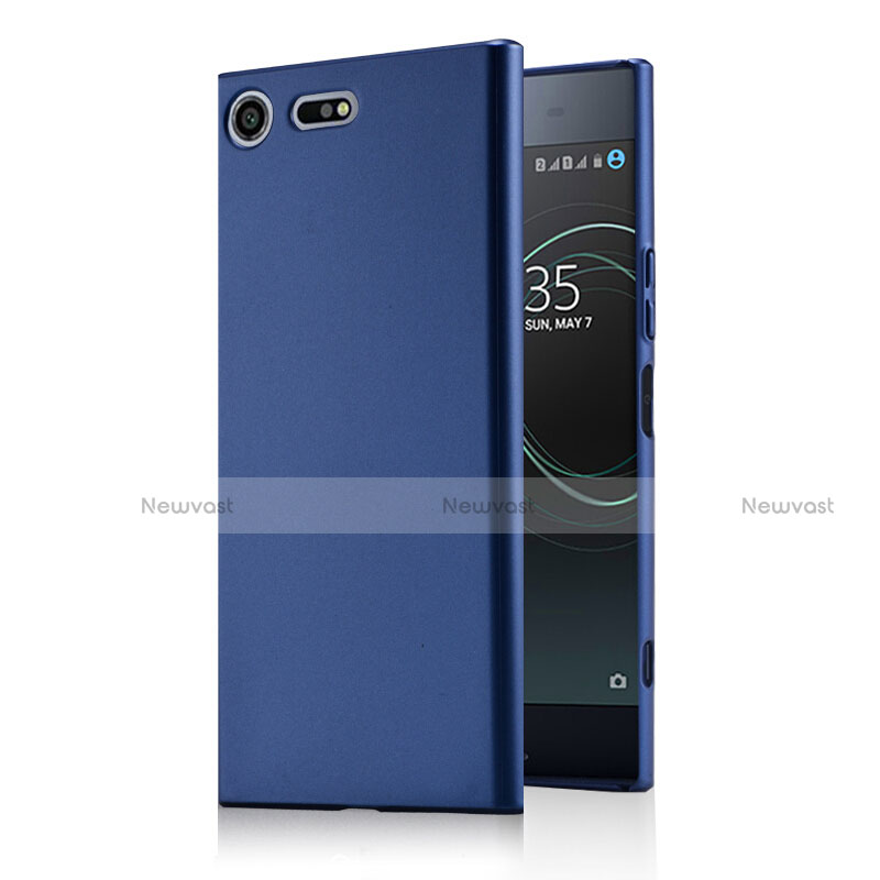 Hard Rigid Plastic Matte Finish Cover M01 for Sony Xperia XZ Premium Blue