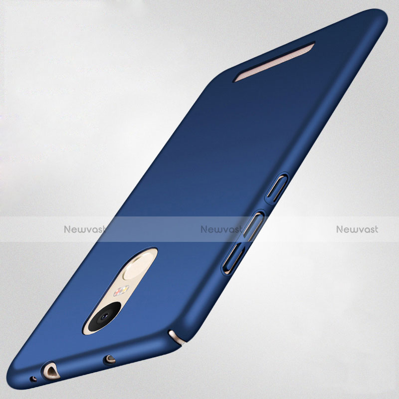 Hard Rigid Plastic Matte Finish Cover M01 for Xiaomi Redmi Note 3 Pro Blue