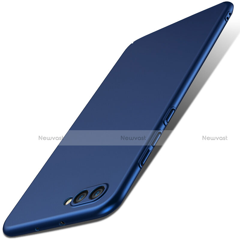 Hard Rigid Plastic Matte Finish Cover M02 for Huawei Honor View 10 Blue