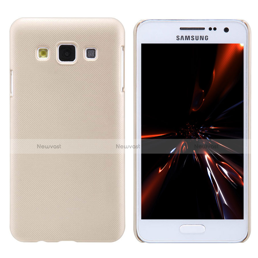 Hard Rigid Plastic Matte Finish Cover M02 for Samsung Galaxy A3 Duos SM-A300F Gold