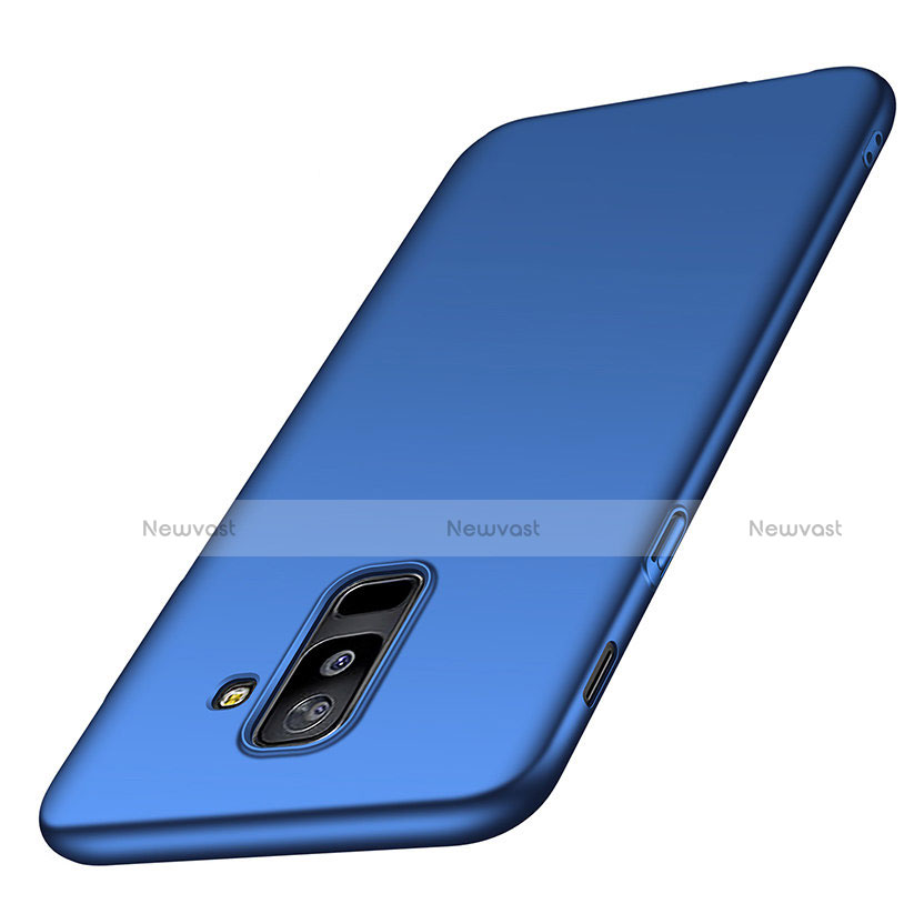 Hard Rigid Plastic Matte Finish Cover M02 for Samsung Galaxy A6 Plus (2018) Blue