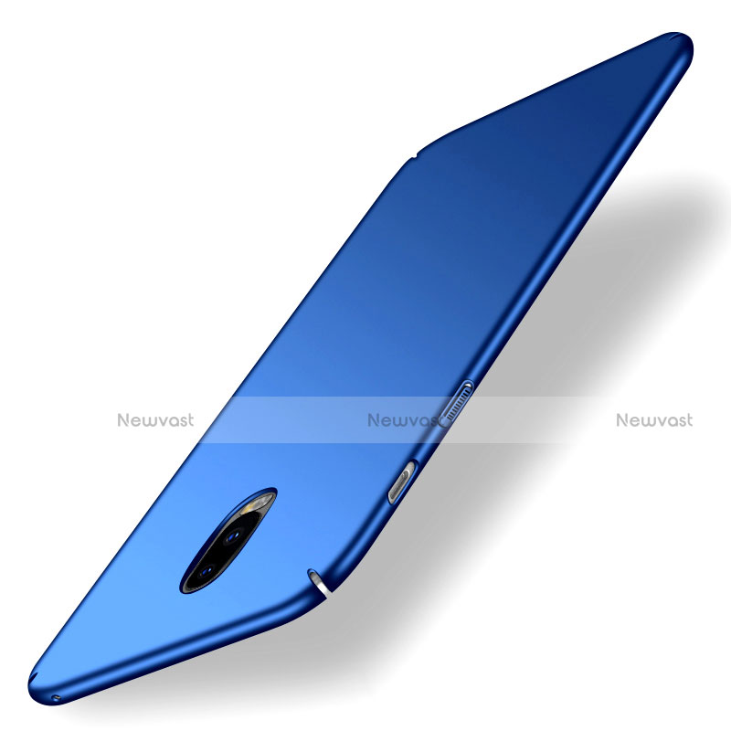 Hard Rigid Plastic Matte Finish Cover M02 for Samsung Galaxy J7 Plus Blue