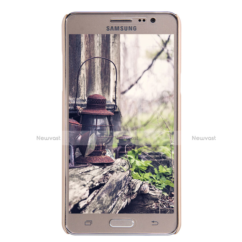 Hard Rigid Plastic Matte Finish Cover M02 for Samsung Galaxy On5 Pro Gold