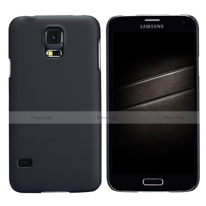 Hard Rigid Plastic Matte Finish Cover M02 for Samsung Galaxy S5 G900F G903F Black