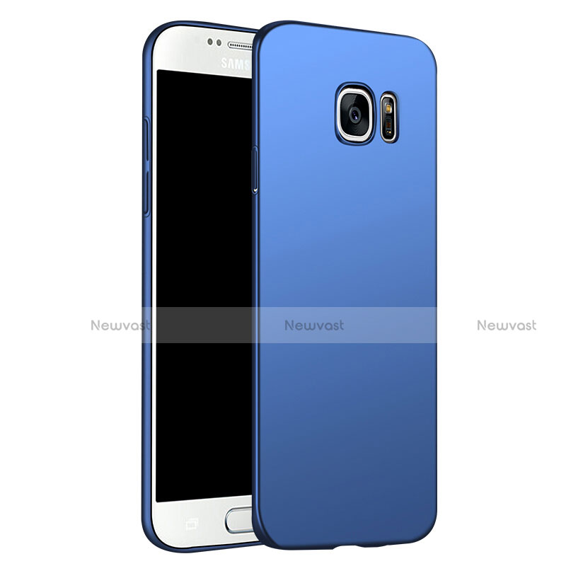 Hard Rigid Plastic Matte Finish Cover M02 for Samsung Galaxy S6 Duos SM-G920F G9200 Blue