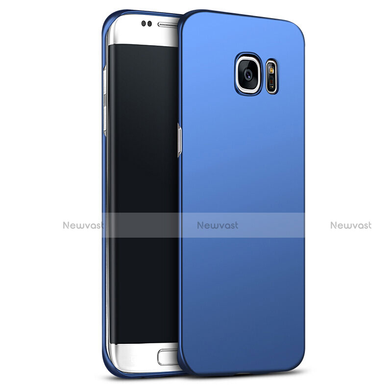 Hard Rigid Plastic Matte Finish Cover M02 for Samsung Galaxy S6 Edge+ Plus SM-G928F Blue