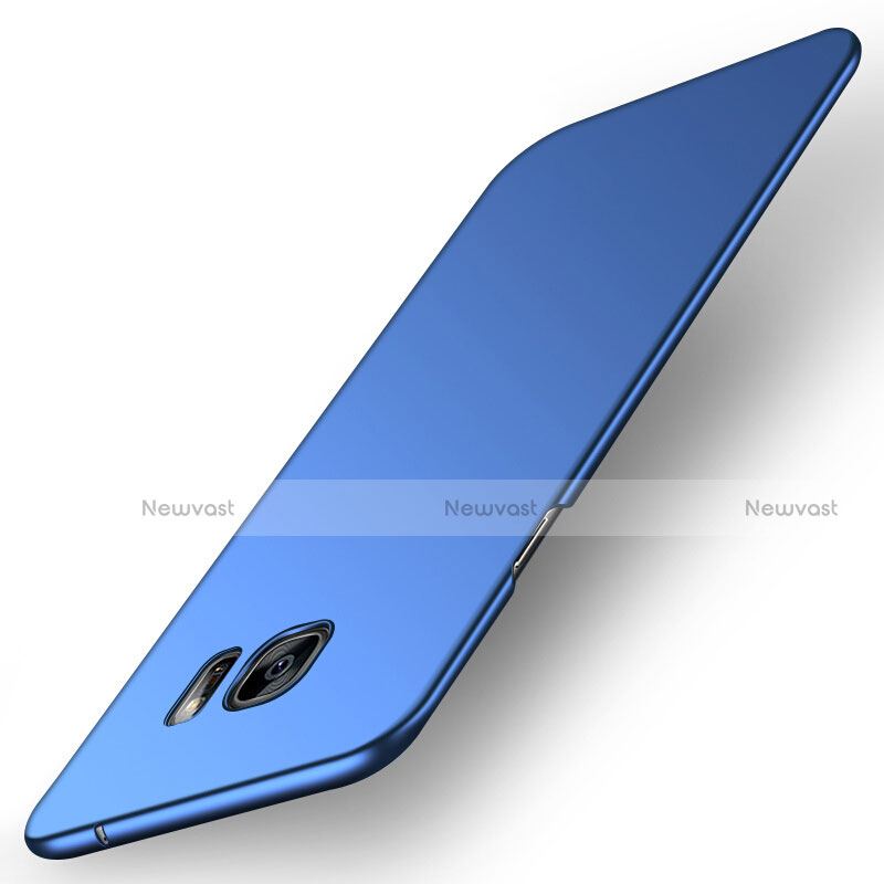 Hard Rigid Plastic Matte Finish Cover M02 for Samsung Galaxy S6 Edge+ Plus SM-G928F Blue