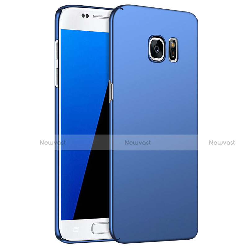 Hard Rigid Plastic Matte Finish Cover M02 for Samsung Galaxy S7 G930F G930FD Blue