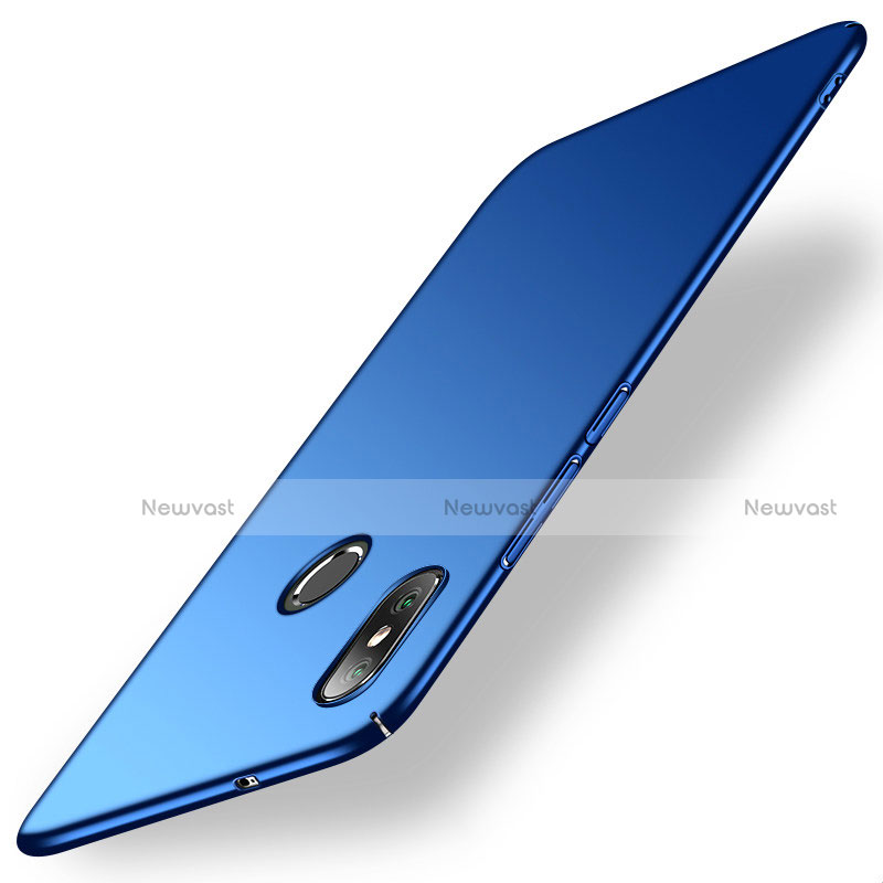 Hard Rigid Plastic Matte Finish Cover M02 for Xiaomi Redmi Note 5 Blue