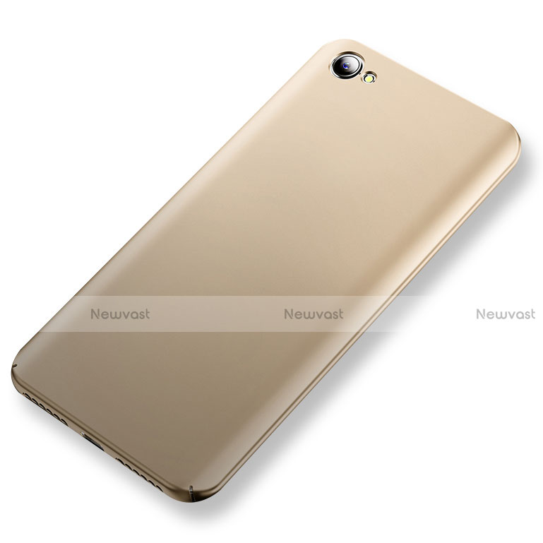 Hard Rigid Plastic Matte Finish Cover M02 for Xiaomi Redmi Note 5A Standard Edition Gold