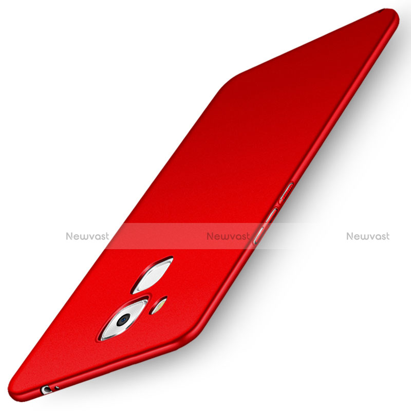 Hard Rigid Plastic Matte Finish Cover M03 for Huawei G9 Plus Red