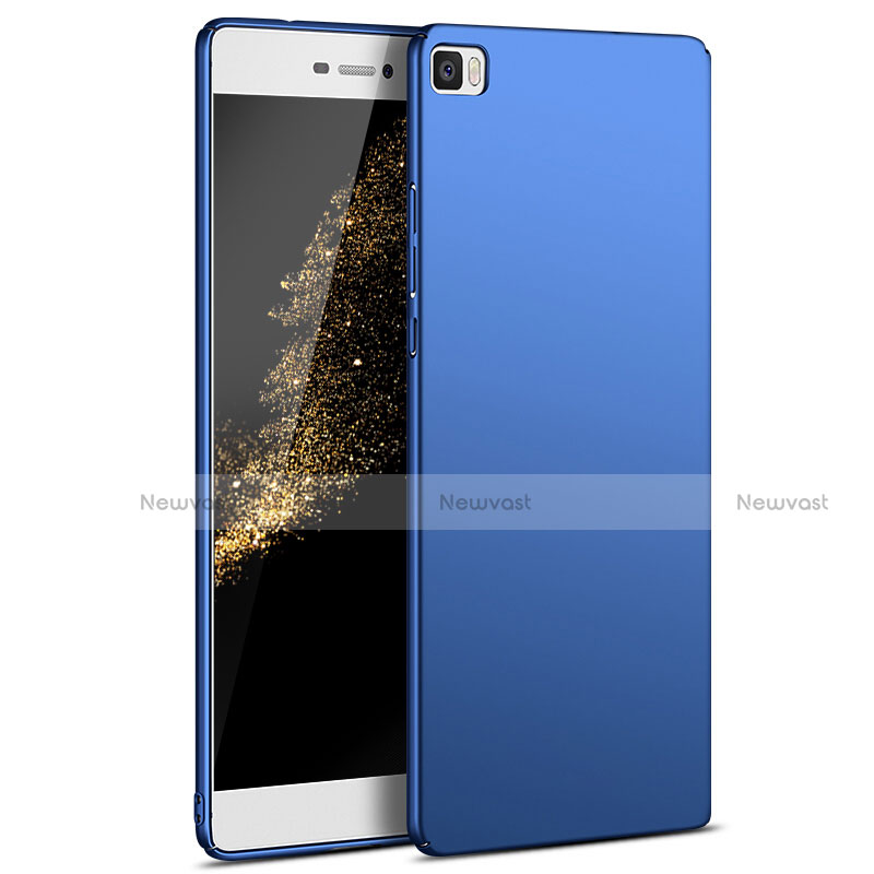 Hard Rigid Plastic Matte Finish Cover M03 for Huawei P8 Lite Blue
