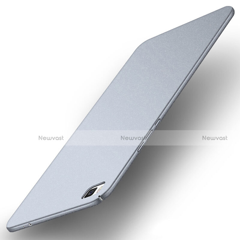 Hard Rigid Plastic Matte Finish Cover M03 for Huawei P8 Silver