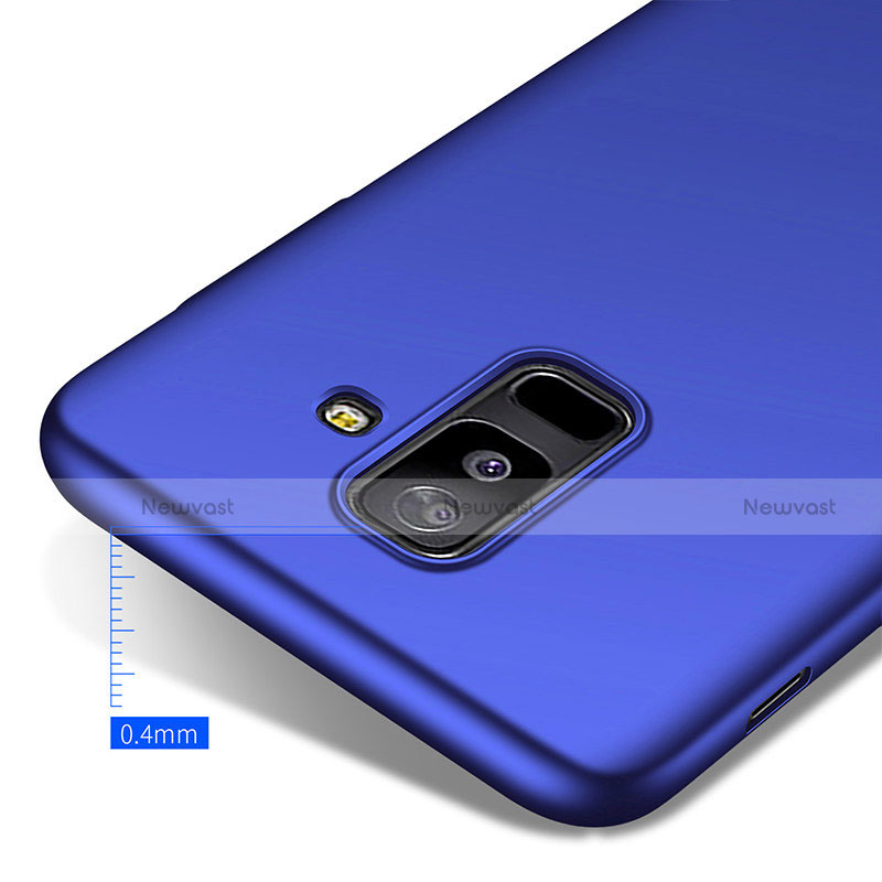 Hard Rigid Plastic Matte Finish Cover M03 for Samsung Galaxy A6 Plus (2018) Blue