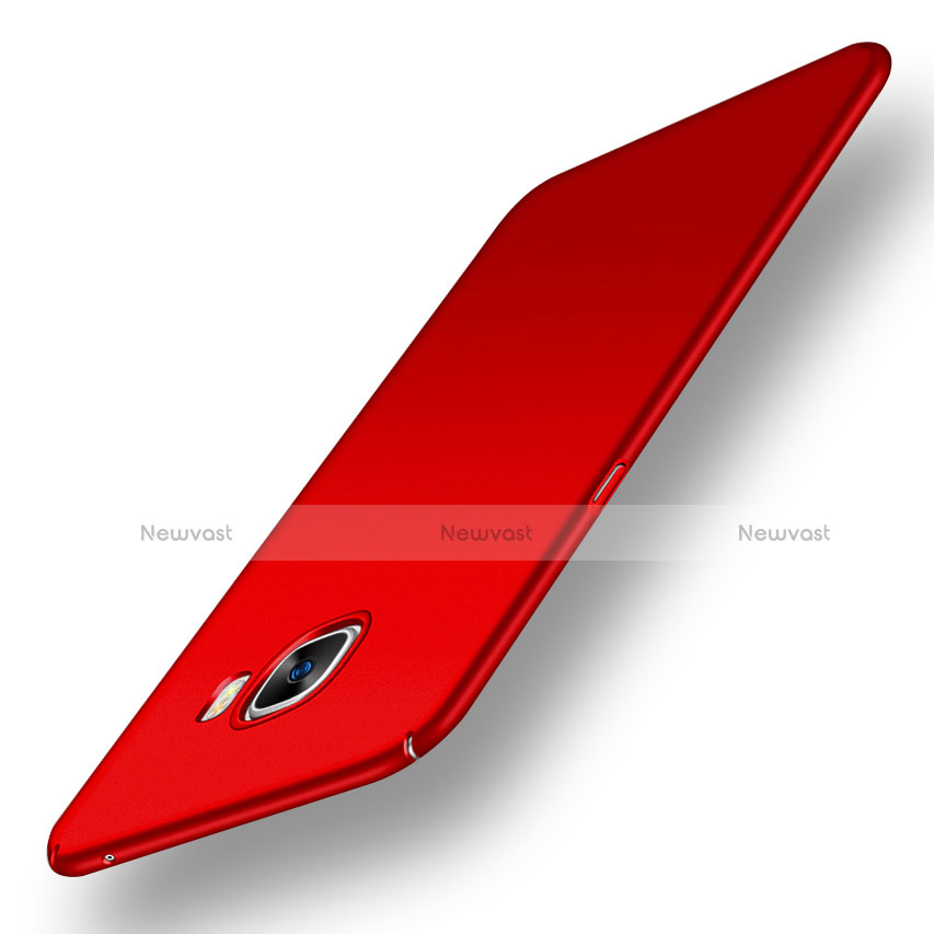 Hard Rigid Plastic Matte Finish Cover M03 for Samsung Galaxy C5 SM-C5000 Red
