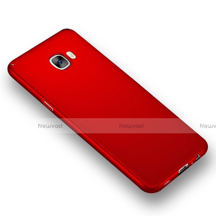 Hard Rigid Plastic Matte Finish Cover M03 for Samsung Galaxy C5 SM-C5000 Red