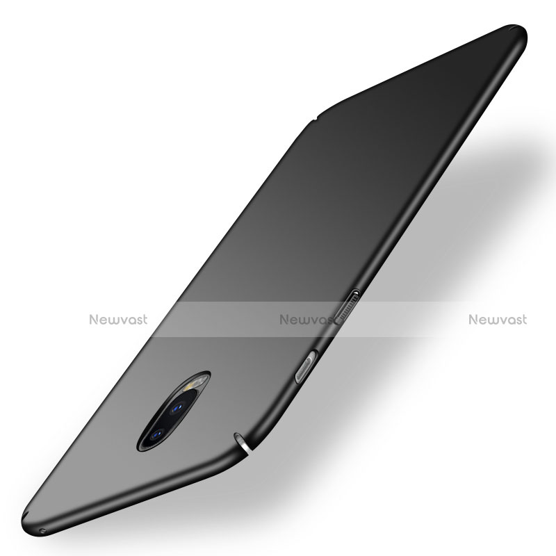Hard Rigid Plastic Matte Finish Cover M03 for Samsung Galaxy J7 Plus Black