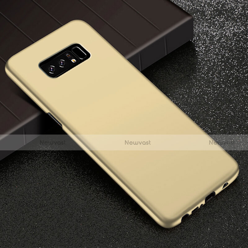 Hard Rigid Plastic Matte Finish Cover M03 for Samsung Galaxy Note 8 Duos N950F Gold