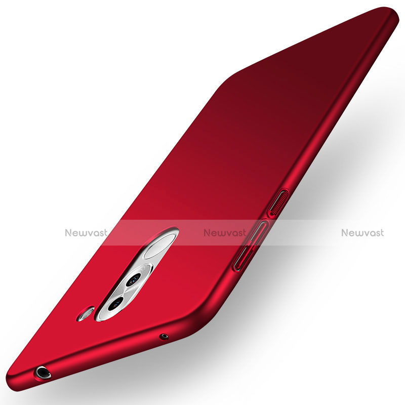 Hard Rigid Plastic Matte Finish Cover M04 for Huawei GR5 (2017) Red