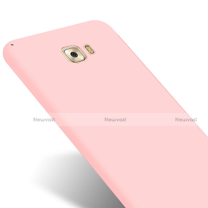 Hard Rigid Plastic Matte Finish Cover M04 for Samsung Galaxy C9 Pro C9000 Pink