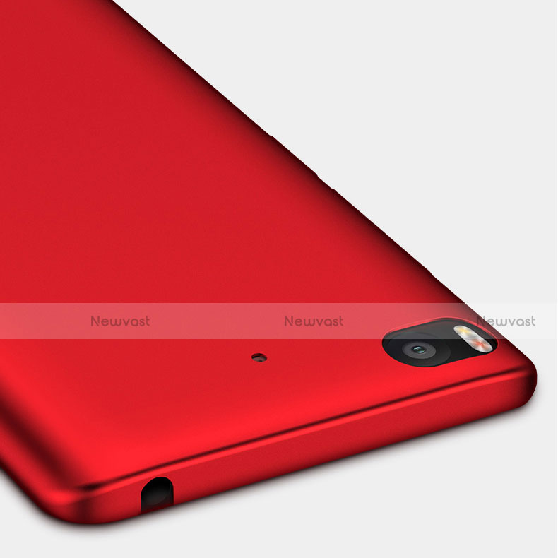 Hard Rigid Plastic Matte Finish Cover M04 for Xiaomi Mi 5S Red