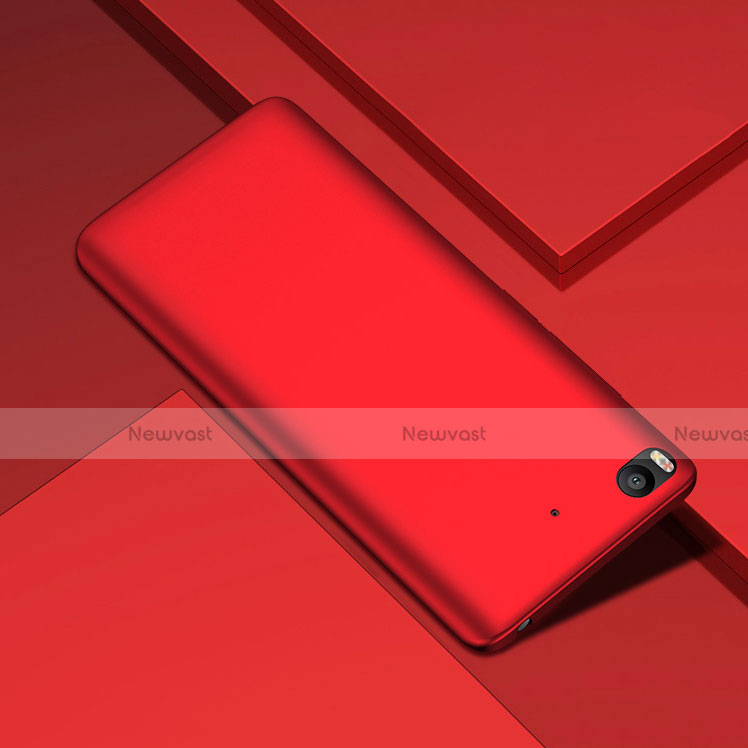 Hard Rigid Plastic Matte Finish Cover M04 for Xiaomi Mi 5S Red