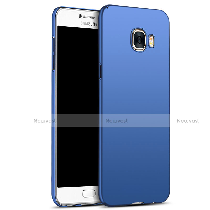 Hard Rigid Plastic Matte Finish Cover M05 for Samsung Galaxy C7 SM-C7000 Blue