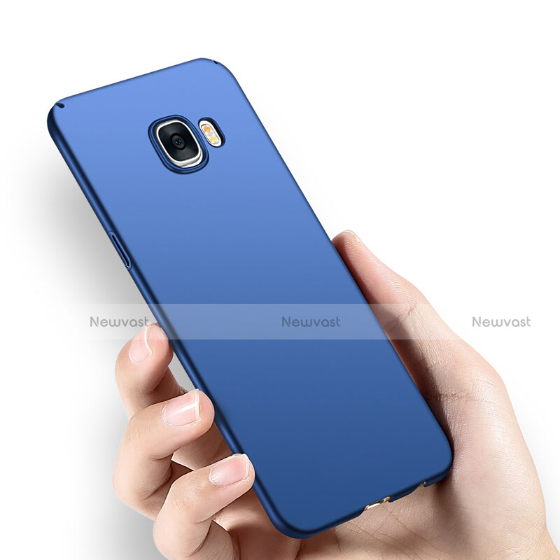 Hard Rigid Plastic Matte Finish Cover M05 for Samsung Galaxy C7 SM-C7000 Blue