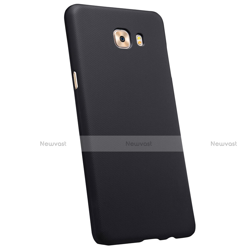 Hard Rigid Plastic Matte Finish Cover M05 for Samsung Galaxy C9 Pro C9000 Black