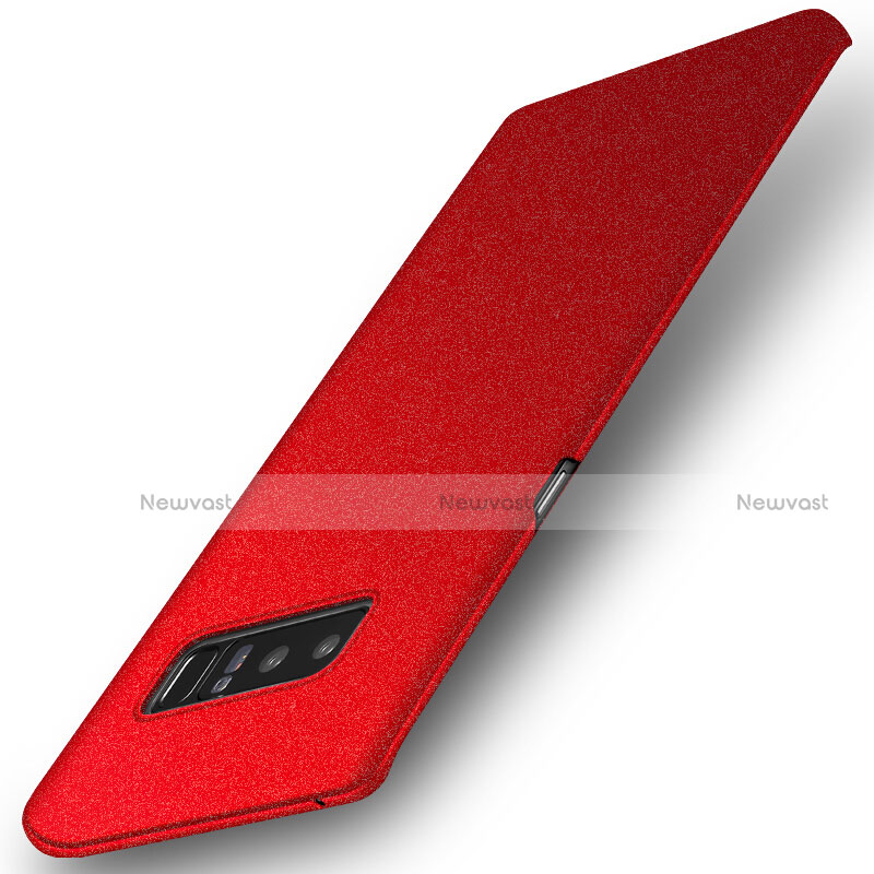 Hard Rigid Plastic Matte Finish Cover M05 for Samsung Galaxy Note 8 Duos N950F Red