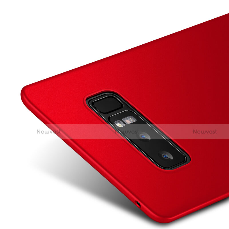 Hard Rigid Plastic Matte Finish Cover M05 for Samsung Galaxy Note 8 Red