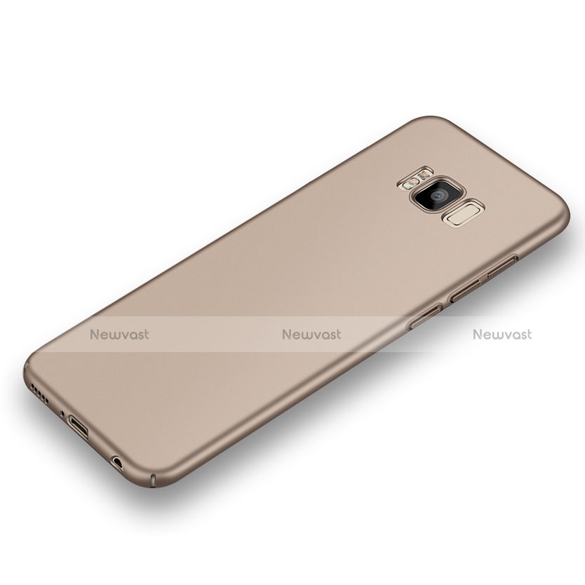 Hard Rigid Plastic Matte Finish Cover M05 for Samsung Galaxy S8 Plus Gold