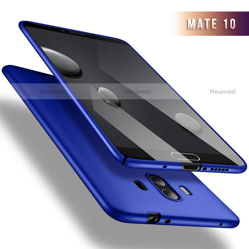 Hard Rigid Plastic Matte Finish Cover M07 for Huawei Mate 10 Blue