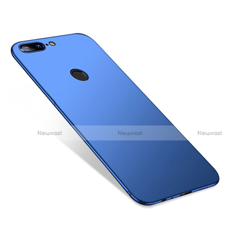 Hard Rigid Plastic Matte Finish Cover R02 for OnePlus 5T A5010 Blue