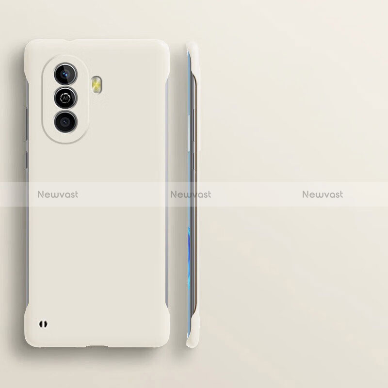 Hard Rigid Plastic Matte Finish Frameless Case Back Cover for Huawei Nova Y70 Plus