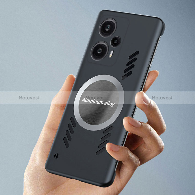 Hard Rigid Plastic Matte Finish Frameless Case Back Cover with Mag-Safe Magnetic S01 for Xiaomi Poco F5 5G
