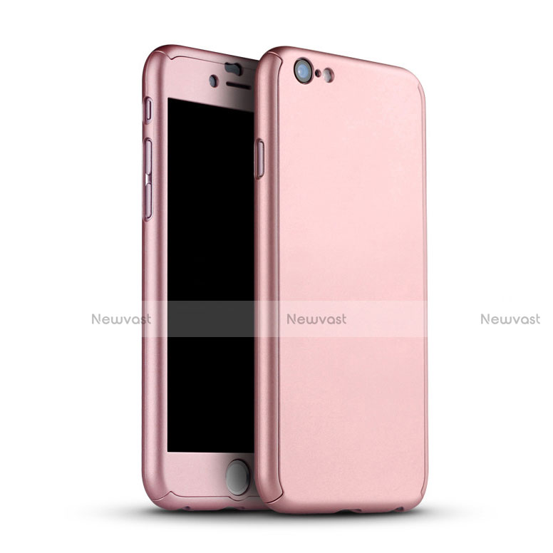 Hard Rigid Plastic Matte Finish Front and Back Case 360 Degrees Cover M02 for Apple iPhone 6 Plus