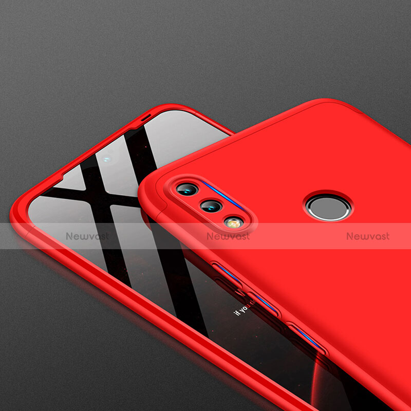 Hard Rigid Plastic Matte Finish Front and Back Case 360 Degrees for Huawei Honor 10 Lite Red