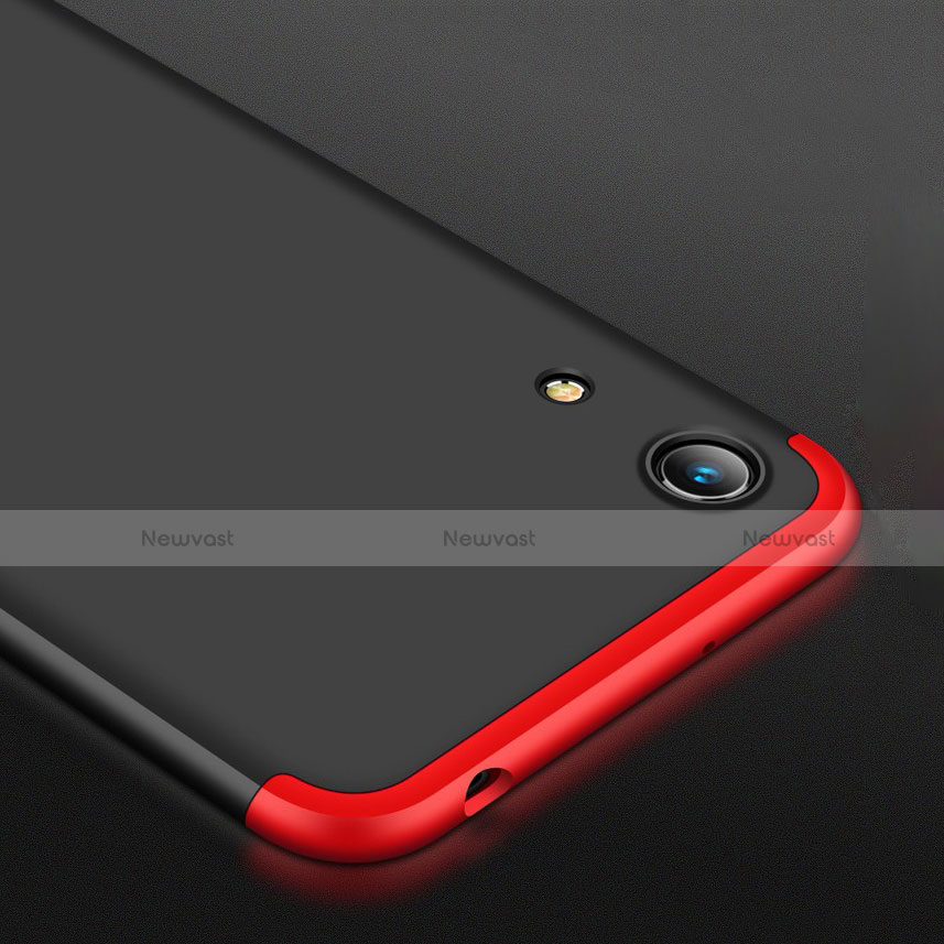 Hard Rigid Plastic Matte Finish Front and Back Case 360 Degrees for Huawei Y6 (2019) Black