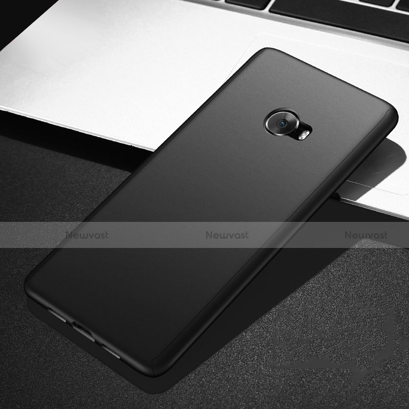 Hard Rigid Plastic Matte Finish Front and Back Case 360 Degrees for Xiaomi Mi Note 2 Black