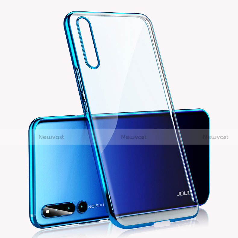 Hard Rigid Plastic Matte Finish Front and Back Case 360 Degrees Q01 for Huawei Honor Magic 2 Blue