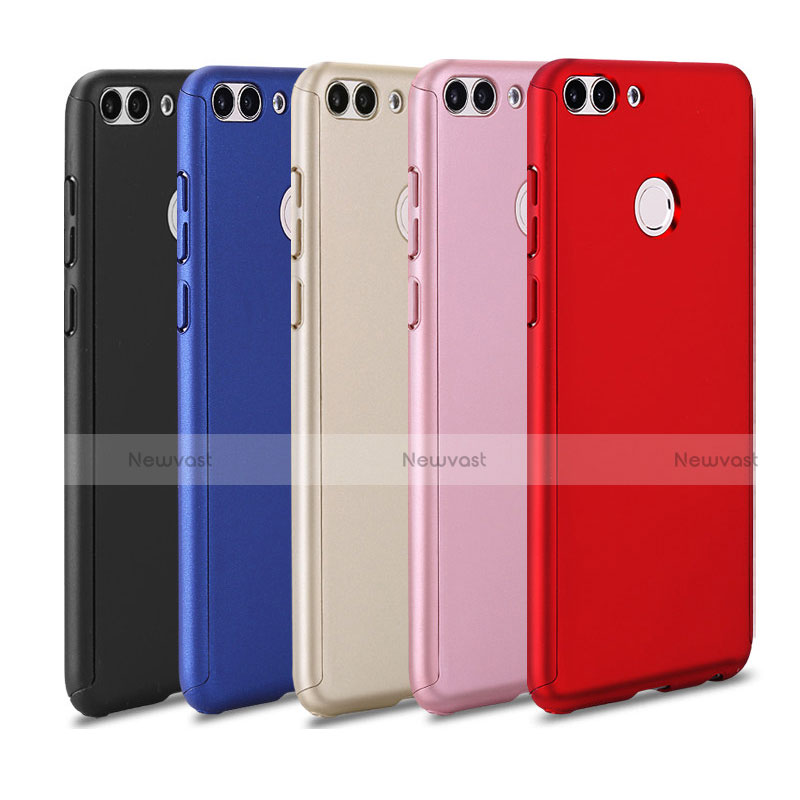 Hard Rigid Plastic Matte Finish Front and Back Cover Case 360 Degrees for Huawei Enjoy 7S