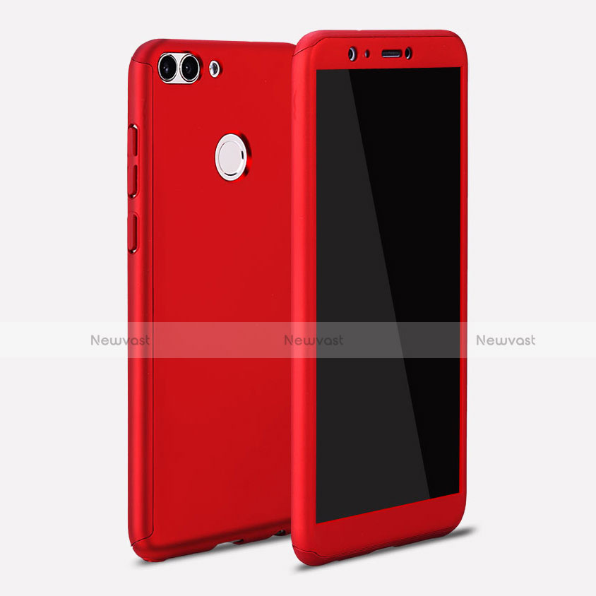 Hard Rigid Plastic Matte Finish Front and Back Cover Case 360 Degrees for Huawei Enjoy 7S