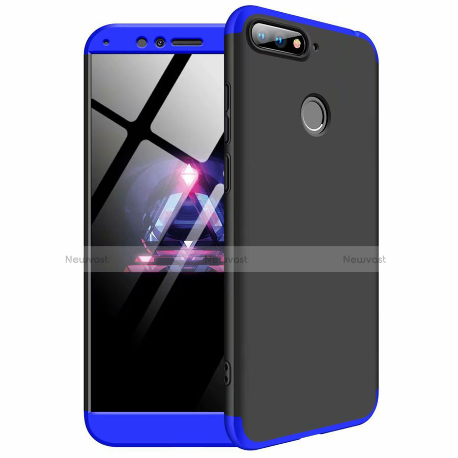 Hard Rigid Plastic Matte Finish Front and Back Cover Case 360 Degrees for Huawei Enjoy 8e