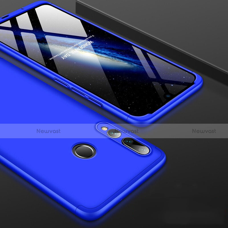 Hard Rigid Plastic Matte Finish Front and Back Cover Case 360 Degrees for Huawei Enjoy 9s Blue